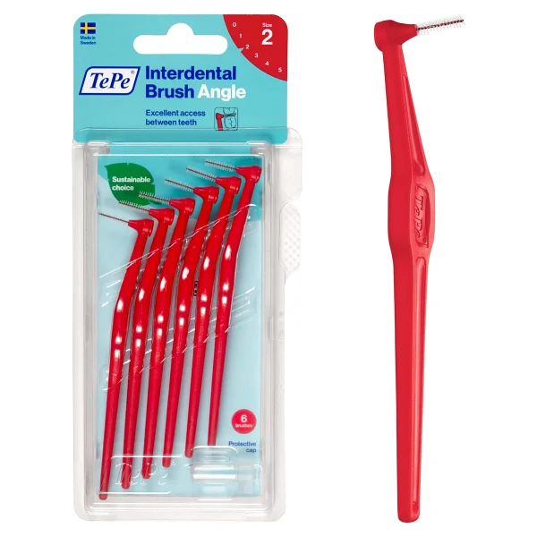 Tepe Angle Kırmızı 0.5 mm 6'lı Arayüz Fırçası - Görsel 2