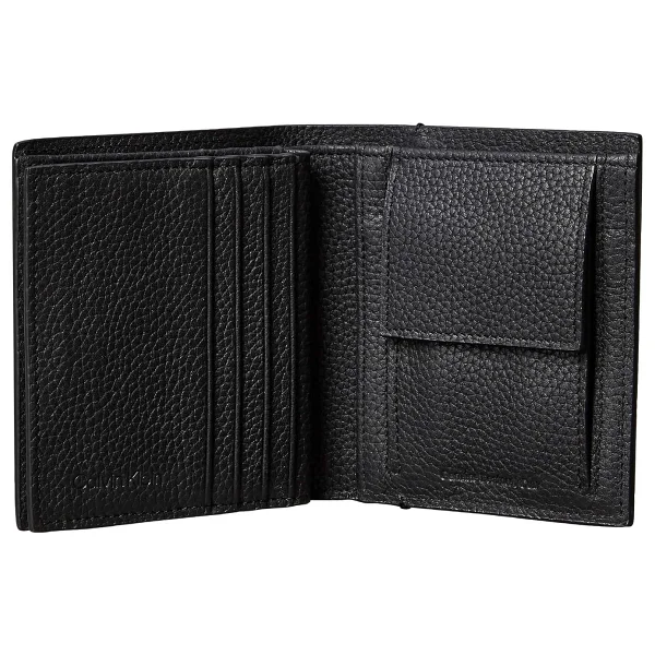 Calvin Klein Foıl Emboss Slim Trıfold W Card Cüzdan Erkek Black Tek Beden - Görsel 4