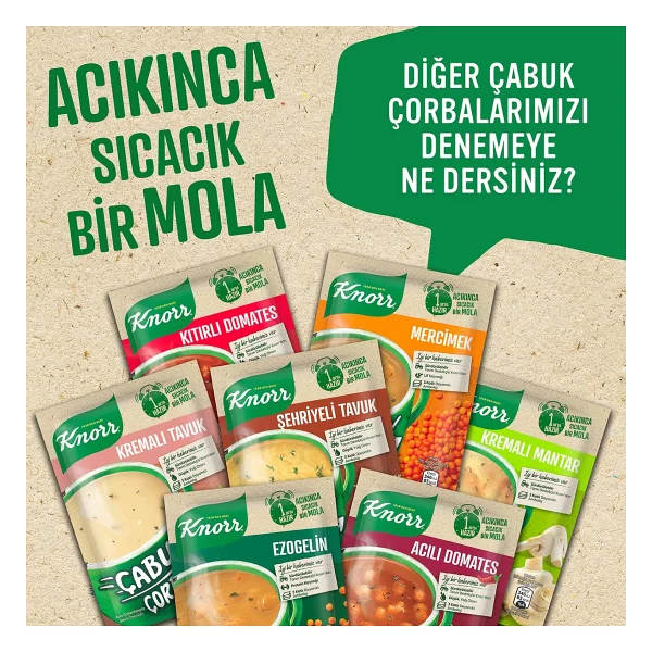 Knorr Kremalı Mantar 19 gr Çabuk Çorba - Görsel 10