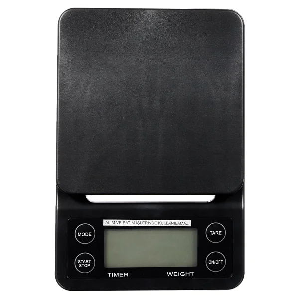EPINOX BETHJIAM Hassas Kahve Tartısı, Mutfak Tartısı - Hassaslık: 0.1 gr. / Max: 3 kg - Zamanlayıcılı Dijital Tartı, Terazi, Çok Renkli - Görsel 2