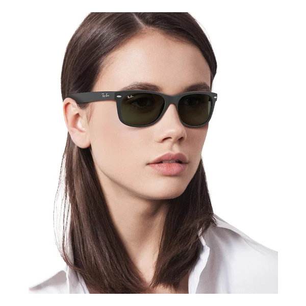 Ray-Ban Wayfarer 2132 646231 Black-Green Güneş Gözlüğü - Görsel 6