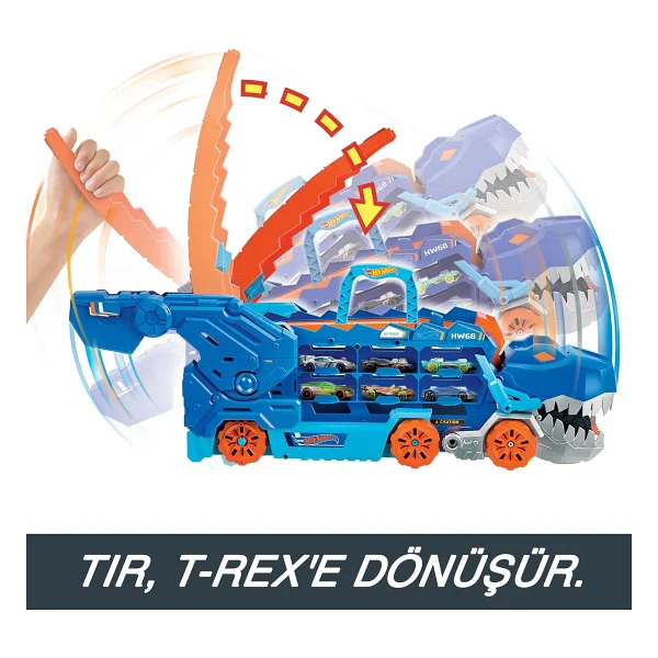 Hot Wheels Ultimate T-Rex Tır HNG50 - Görsel 5