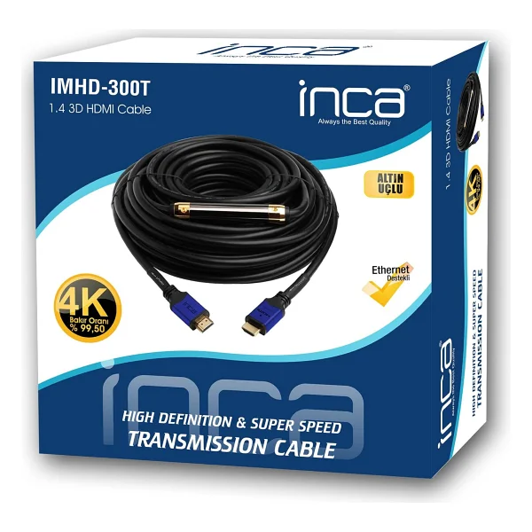 Inca Imhd-300t 30 M 4K Hdmı Kablo - Görsel 3