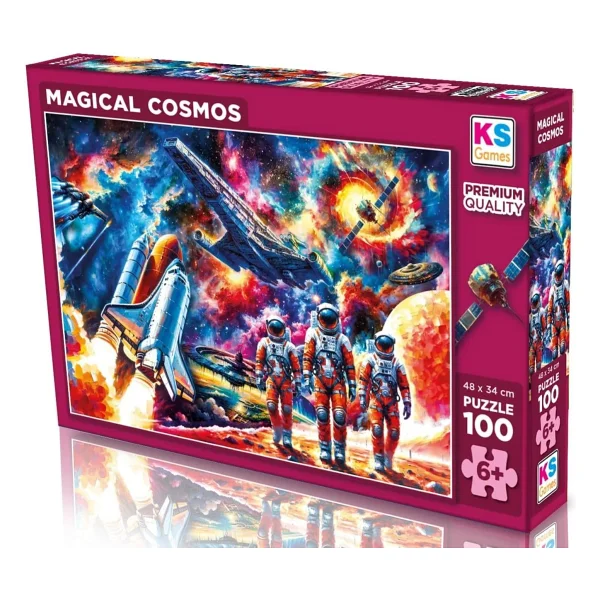 Ks Games Magical Cosmos 100 Parça Çocuk Puzzle 31506 - Görsel 7