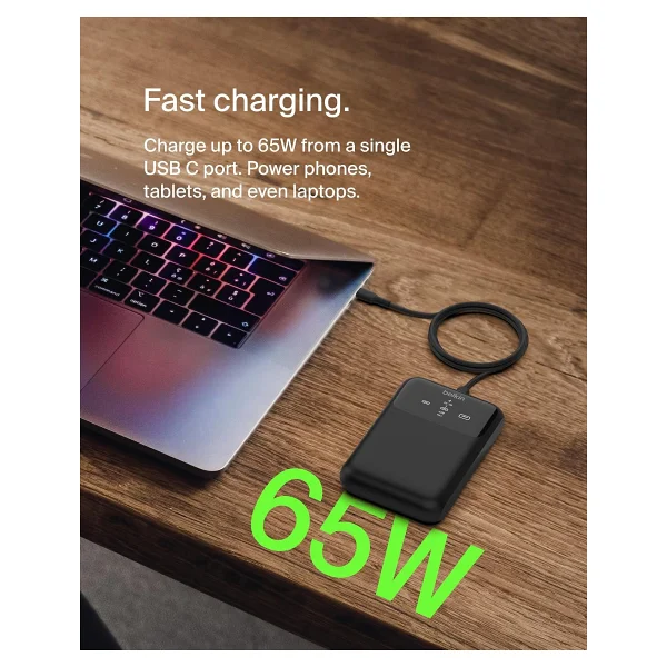 Belkin Boostcharge Pro Bpb020btbk 20000 mAh Hızlı Şarj Powerbank - Görsel 2