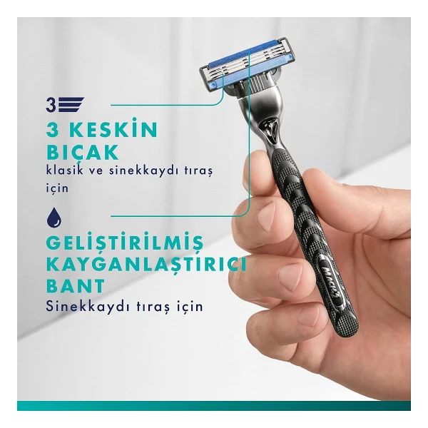 Gillette Mach3 4'lü Yedek Tıraş Bıçağı - Görsel 4