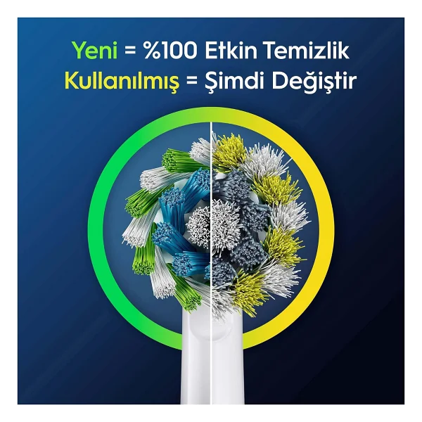 Oral-B Pro Cross Action X-Filament 4'lü Diş Fırçası Başlığı - Görsel 5