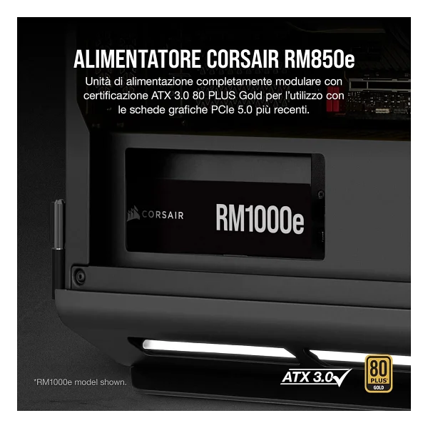 Corsair RM850e CP-9020263-EU Gen5 850 W Power Supply - Görsel 2