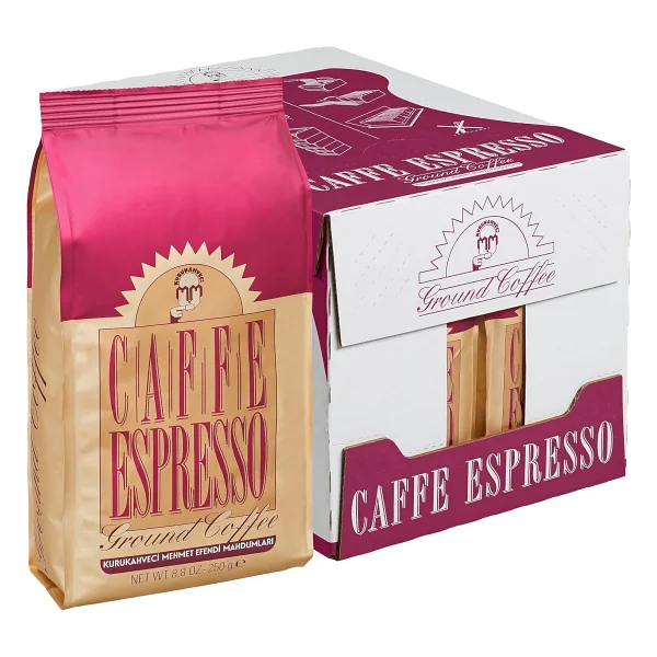 Kurukahveci Mehmet Efendi Espresso Kahve 250 gr - Görsel 9