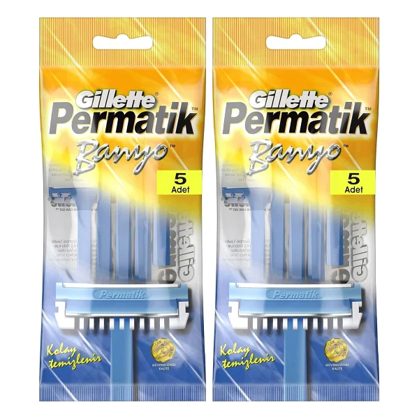 Gillette Permatik Banyo Kullan At 5'li Tıraş Bıçağı - Görsel 6