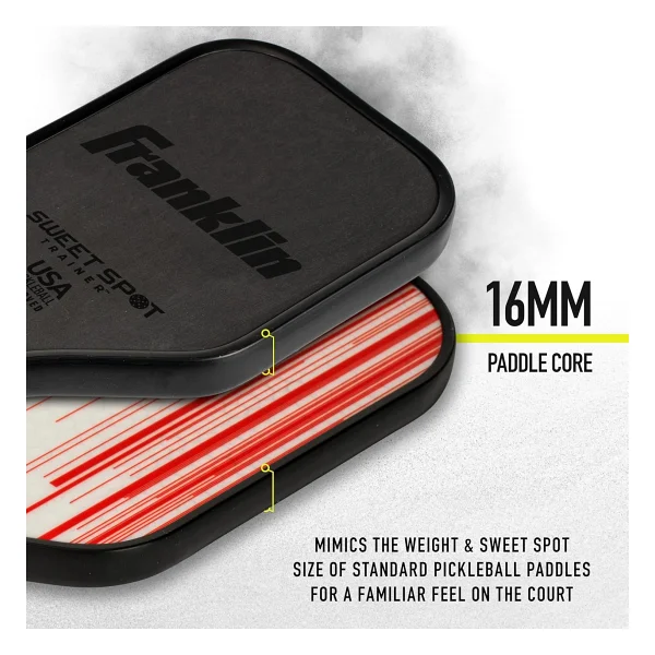 Franklin Sports Sweet Spot Antrenman Pickleball Küreği - Pickleball Antrenman Küreği Ekstra Uzun Saplı - Sweet Spot Shot Mini Kürek Başı Küreği Salıncak Eğitimi İçin - Görsel 3