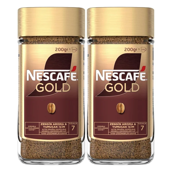 Nescafe Gold Granül Kahve 200 gr Kavanoz - Görsel 4
