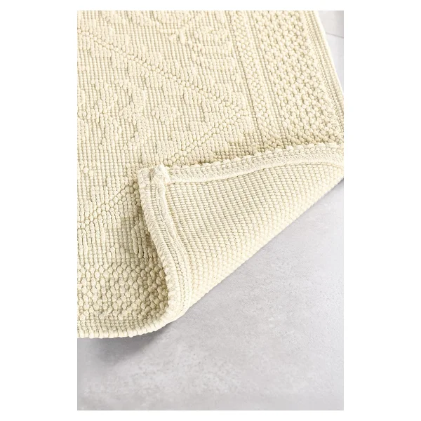 Soley Soley Violeta 2'li Banyo Paspas Seti Kaymaz Taban %100 Pamuk 60x100 - 50x60 cm - Görsel 3