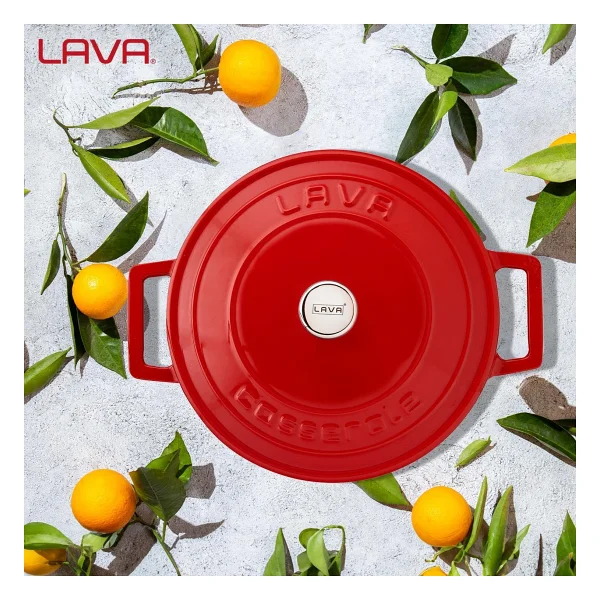 Lava Folk Yuvarlak 22 Cm Derin Döküm Tencere - Görsel 7