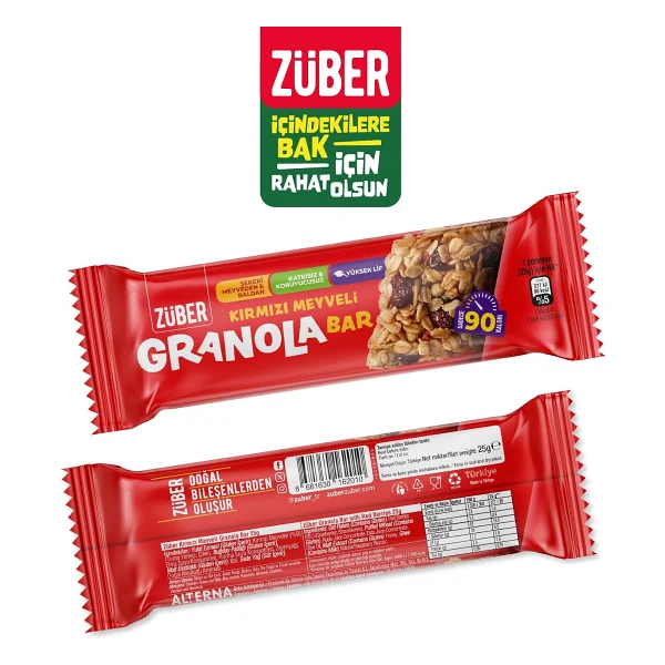 Züber Granola Bar 15x25 Gr - Görsel 2