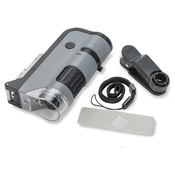 Carson Mp-250 Microflip 100x-250x LED Uv Cep Mikroskobu + 24 Adet Slayt Set - Görsel 2