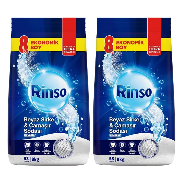 Rinso 8 Kg Toz Deterjan - Görsel 9