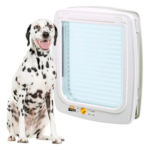 Ferplast Swıng 1 Kedi-Köpek Kapısı, Beyaz, 14,8X14,5, Standard - Görsel 4