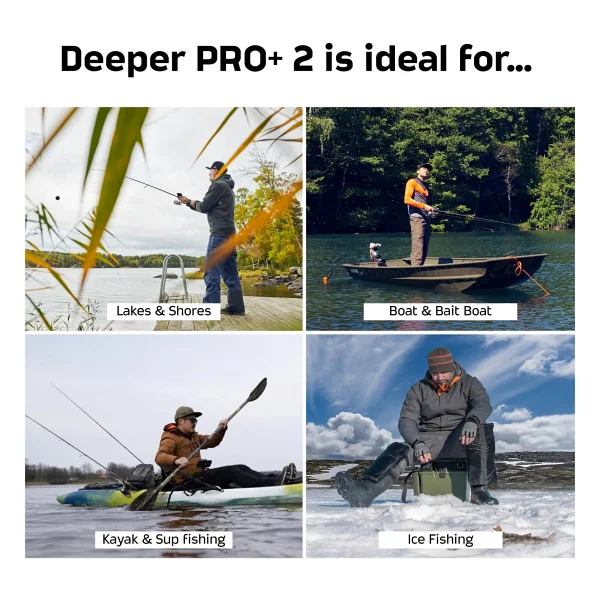 Deeper Smart Sonar Chırp+2 Gps Balık Bulucu - Görsel 3