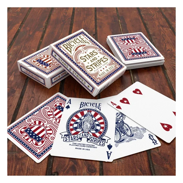 Bicycle Stars and Stripes İskambil Kağıdı - Görsel 5