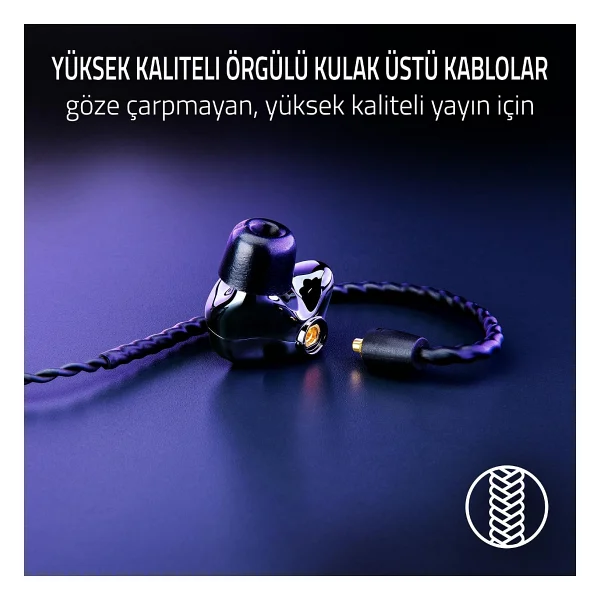 Razer Moray Streaming Rz12-04450100-R3m1 Kablolu Kulak İçi Oyuncu Kulaklığı - Görsel 6