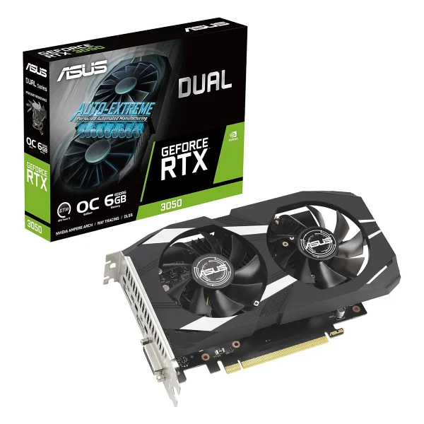 Asus Dual-RTX3050-O6G RTX3050 6GB GDDR6 HDMI/3xDP PCI-E 4.0 - Görsel 2