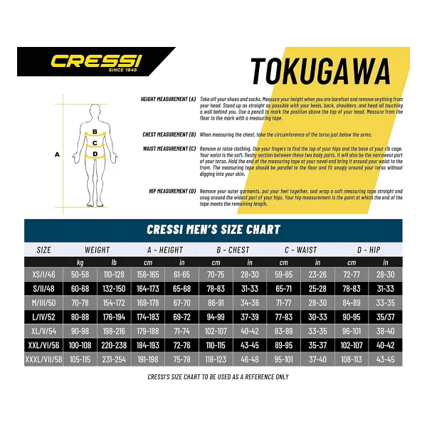Cressi Tokugawa Man Dalış Elbisesi - Renkli - Görsel 5