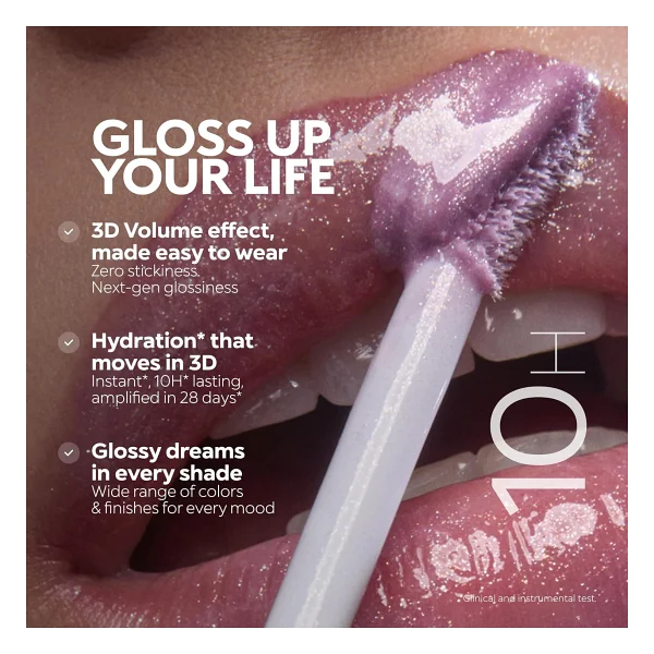 Kıko Milano 3d Hydra Lipgloss Nemlendirici Dudak Parlatıcısı 10 Sparkling Strawberry - Görsel 7