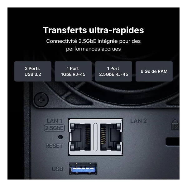 Synology DS225 Plus Nas Depolama Ünitesi - Görsel 4