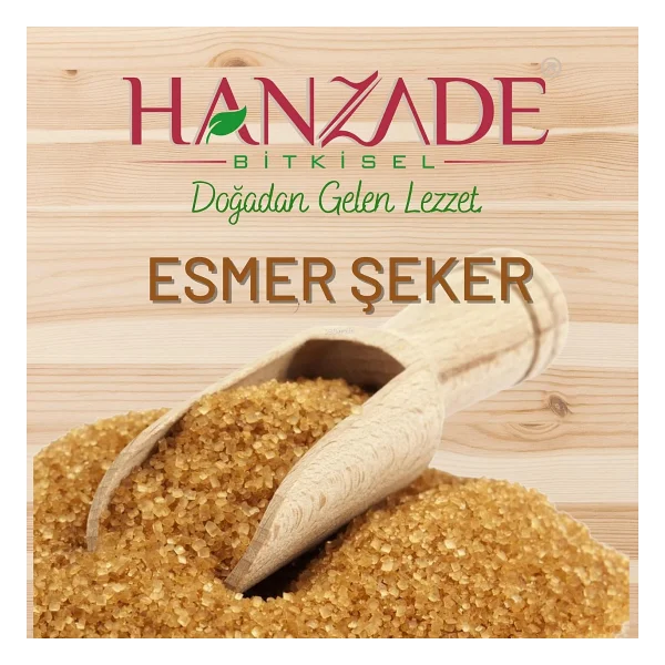 Hanzade Bitkisel Esmer Şeker Toz 5 Kg - Görsel 4