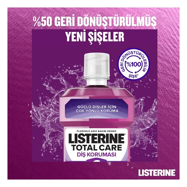 Listerine Total Care 1 Lt Gargara - Görsel 8