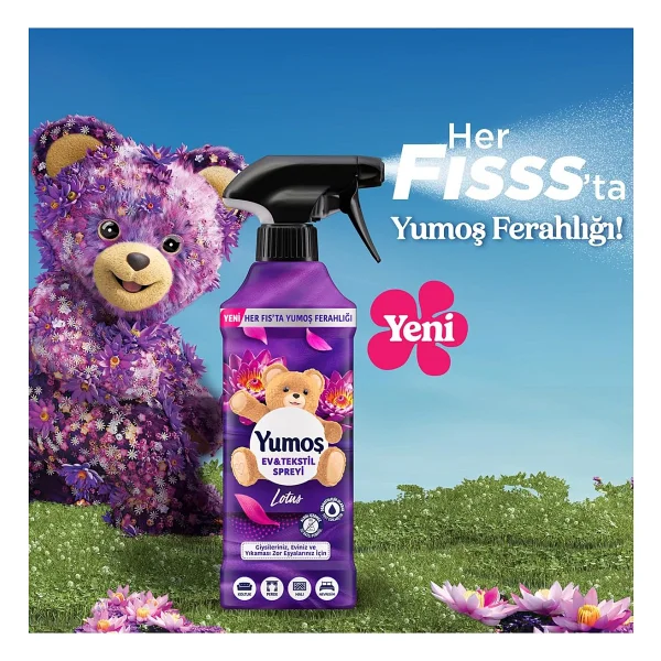 Yumoş Lotus Yıkaması Zor Eşyalar İçin Sprey 450 Ml 2'li - Görsel 3
