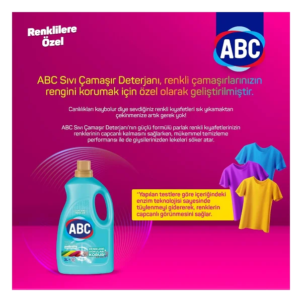 Abc Sıvı Deterjan 50 Yıkama 3 Lt - Görsel 3