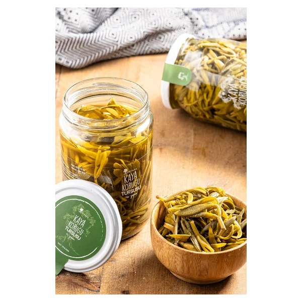 Havaza Kaya Koruğu Turşusu - 720 Gr. (Ev Yapımı) - Görsel 3