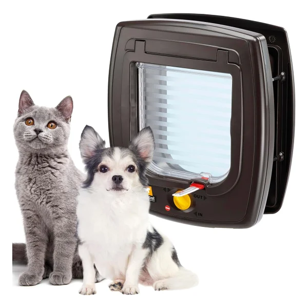Ferplast Swıng 1 Kedi-Köpek Kapısı, Beyaz, 14,8X14,5, Standard - Görsel 10