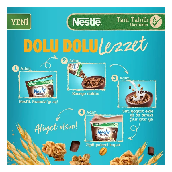 Nesfit Çikolatalı Granola 300 Gr - Görsel 6