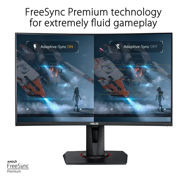 Asus TUF Gaming VG27VQM 27" 1 ms Full HD Curved 240 Hz Oyuncu Monitörü - Görsel 4