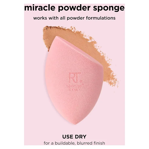 Real Techniques Beauty Makyaj Blender Miracle Complexion ve Makyaj Gücü Sünger Seti, CC Krem Vakfı için, Turuncu ve Pembe, Makyaj Karıştırma ve Uygulama İçin, 2 Sayılı - Görsel 8