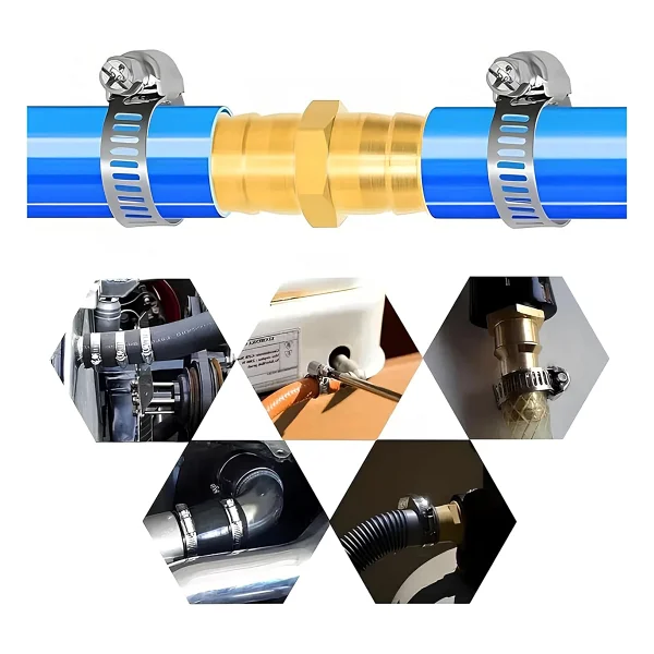 Hortum Kelepçesi Tork Ayarlı 13x19 Mm Paslanmaz Çelik Boru Metal Kelepçe Ayarlanabilir Klips 5 Adet - Görsel 4
