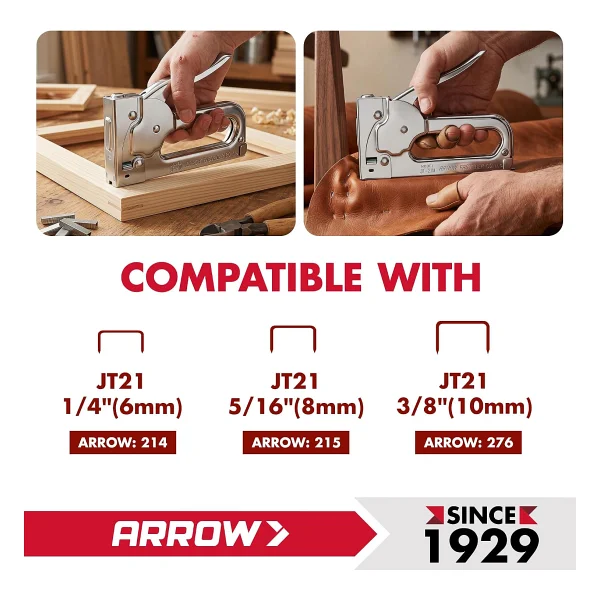 Arrow JT21CM 6-10 mm Mekanik Zımba Tabancası - Görsel 5