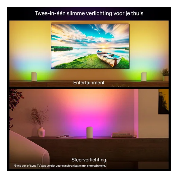 Philips Hue Play Flare Akıllı Masa Lambası - Görsel 7