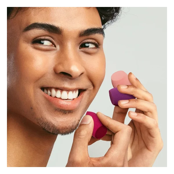 Real Techniques Real Techniques 4 Mini Miracle Complexion Sponges - 4 lü Makyaj Süngeri 1 Paket (1 x 1 Adet) - Görsel 8