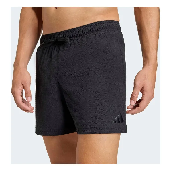 Adidas Iconisea Stretch Seersucker 5-Inch Jy9170 Siyah Erkek Deniz Şortu - Görsel 5
