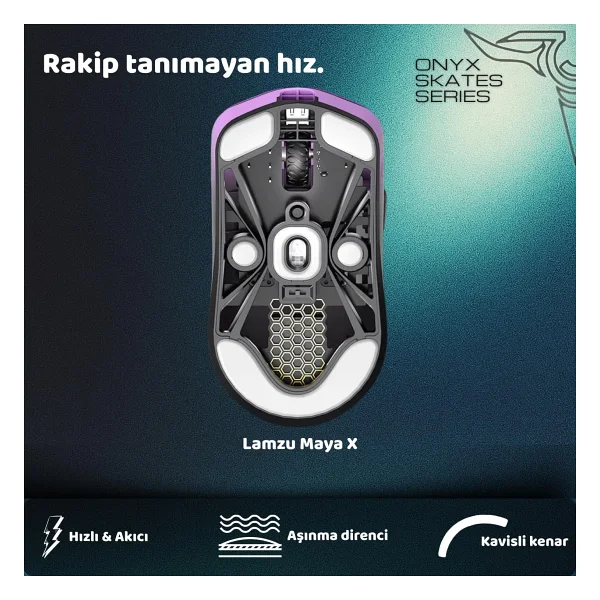 Klasse Onyx Mouse Skate (Lamzu Maya X İle Uyumlu Skatez) - Görsel 2