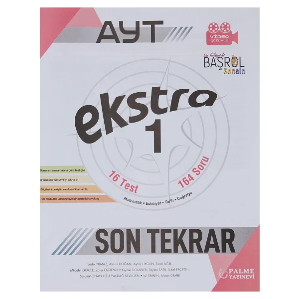 Palme Yayınevi Ayt Eşit Ağırlık Ekstra Son Tekrar Soru Kitabı - Görsel 4