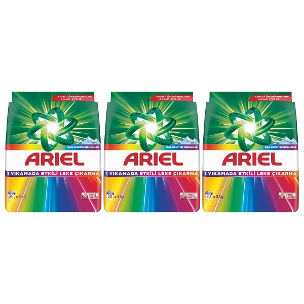 Ariel AquaPudra Dağ Esintisi Renkliler için 1.5 kg Toz Deterjan - Görsel 9