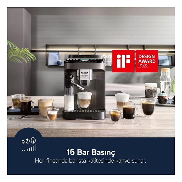 Delonghi Magnifica Evo Next Ecam312.80.TB Tam Otomatik Espresso Makinesi - Görsel 2