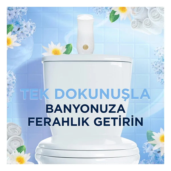 Glade Banyo Hava Tazeleyici Cihaz + Yedek 10 Ml Temiz Çarşaf Ferahlığı - Görsel 3