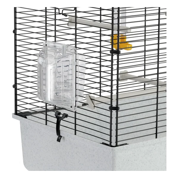 Ferplast 52003817 Vogelheim REKORD 4, muhabbet kuşları için, komple donanım, Ölçüler: 60 x 32,5 x 57,5 cm, siyah - Görsel 7