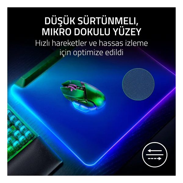 Razer Firefly V2 Pro RGB Phantom Edition Rz02-04920300-R3u1 Yeşil Mouse Pad - Görsel 8